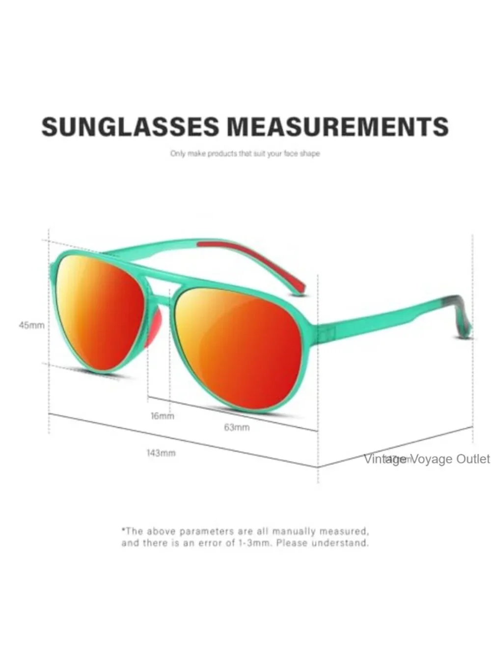 Polarized Aviator Sunglasses UV400 Protection Running Sports Vintage Shades for